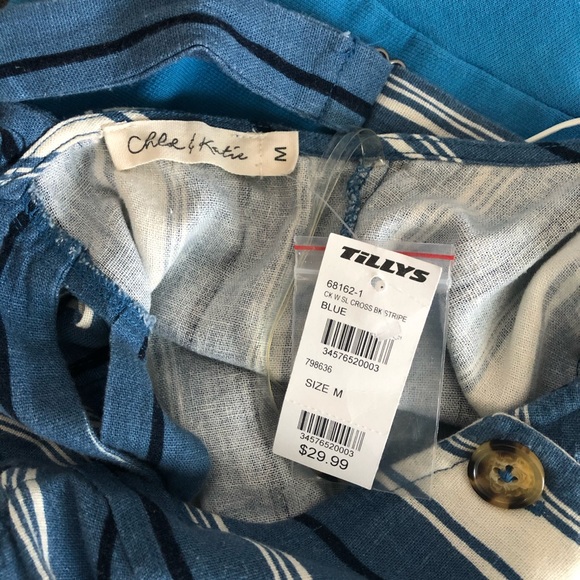 Blue Striped Dress - Picture 4 of 5